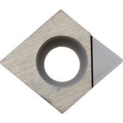 CCMT 32502 SE KPD001, 0.0039″ Corner Radius, 5/32″ Thick, 3/8″ Inscribed Circle, Diamond, Turning Indexable Insert - Exact Industrial Supply