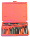 39 Pc. HSS Interchangeable Pilot Counterbore Set - Apex Tool & Supply