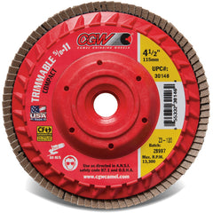 5″ × 5/8″-11 - 40 Grit - Z3 XL Compact Trimmable Flap Disc with Hub - Apex Tool & Supply
