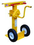 Heavy Duty Trailer Stabilizing Jacks - #CH-BEAM-SN - Includes reflective collar - 16" solid foam wheels - Hand crank operation - Apex Tool & Supply