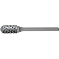 SC-5L6 Double Cut Solid Carbide Bur-Cylindrical with Ball Nose