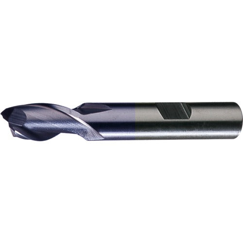 ‎3/8″ × 3/8″ × 9/16″ × 2-1/2″ RHS / RHC HSS HSS Single End 2-Flute Center Cutting End Mill - TiCN