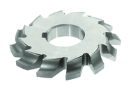 1/2 Radius - 4-1/4 x 3/4 x 1-1/4 - HSS - Left Hand Corner Rounding Milling Cutter - 10T - TiAlN Coated - Apex Tool & Supply