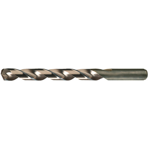 F RHS / RHC HSS-CO 8% (M42) 135 Degree Split Point Heavy Duty Cobalt Drill - Straw / Gold Oxide - Exact Industrial Supply