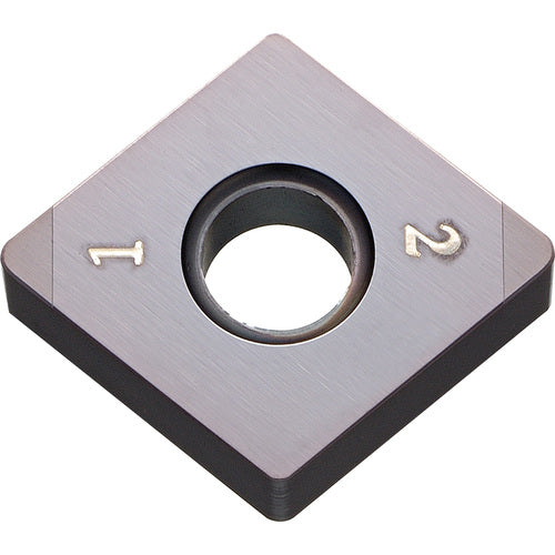 CNGA 432 MET KBN10M, 1/32″ Corner Radius, 3/16″ Thick, 1/2″ Inscribed Circle, MEGACOAT, Diamond, Turning Indexable Insert - Exact Industrial Supply