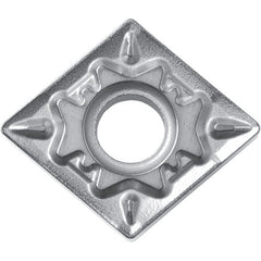 CNMG 332 HQ CA530, 1/32″ Corner Radius, 3/16″ Thick, 3/8″ Inscribed Circle, TiCnulll2O3/TiN, Diamond, Turning Indexable Insert - Exact Industrial Supply