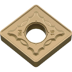 CNMG 433 PH CA530, 3/64″ Corner Radius, 3/16″ Thick, 1/2″ Inscribed Circle, TiCnulll2O3/TiN, Diamond, Turning Indexable Insert - Exact Industrial Supply