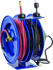 #C-L350-5012-A For 3/8" x 50' Hose Dual Purpose Electric/Air Spring Rewind Reels - Apex Tool & Supply