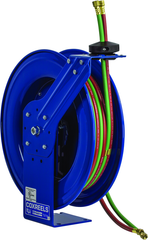 #SHW-N-150 For 1/4" I.D x 50' Oxy-acetylene Hose- Spring Rewind Hose Reel - Apex Tool & Supply