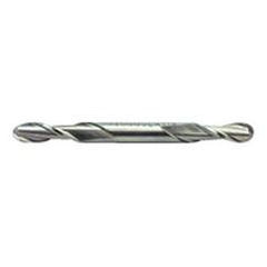 3/32'' Dia. - 2-1/4'' OAL - Uncoated M-42 Cobalt - Ball End - DE Mini EM - 2 FL - Apex Tool & Supply