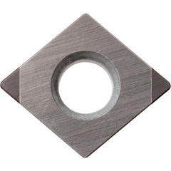 CPGB 25151 ME KBN510, 1/64″ Corner Radius, 3/32″ Thick, 5/16″ Inscribed Circle, Diamond, Turning Indexable Insert - Exact Industrial Supply