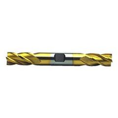 3/4" Dia. - 5-5/8" OAL - TiN HSS - Center Cut DE EM-4 FL - Apex Tool & Supply