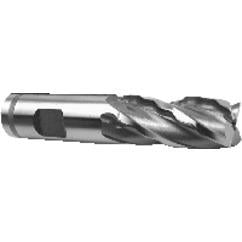 1/2" Dia. - 5" OAL - M42 - Non-Center Cut SE EM - 4 FL - Apex Tool & Supply