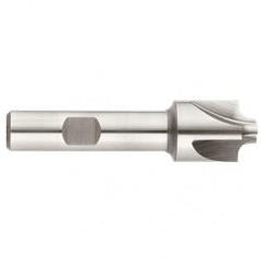 1/4" Radius - 1 x 3/4" Shank - Cobalt - Corner Rounding EM - 4 FL Uncoated - Apex Tool & Supply
