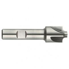 1/2" Radius - 1-1/2 x 1" Shank - HSS - Corner Rounding EM - 4 FL Uncoated - Apex Tool & Supply