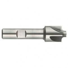 18mm Radius - 2-1/4 x 1" Shank - HSS - Corner Rounding EM - 4 FL Uncoated - Apex Tool & Supply