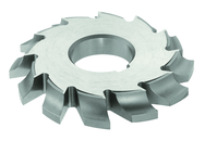 1/2 Radius - 4-1/4 x 3/4 x 1-1/4 - HSS - Right Hand Corner Rounding Milling Cutter - 10T - TiN Coated - Apex Tool & Supply