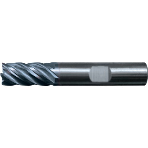 1/2″ × 1/2″ × 2″ × 4″ RHS / RHC Solid Carbide 5-Flute High-Performance End Mill for Ferrous Material - TiAlN - Exact Industrial Supply