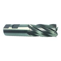 1/2" Dia. - 3-1/4" OAL - TiN M42 - Roughing SE EM - 4 FL - Apex Tool & Supply