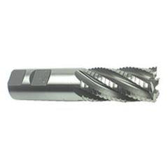 1-1/4" Dia. - 3-3/8" OAL - TiCN M42 - Roughing & Finishing SE EM 6 FL - Apex Tool & Supply