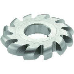 5/8 Radius - 6 x 1-1/4 x 1-1/4 - HSS - Convex Milling Cutter - Large Diameter - 14T - Uncoated - Apex Tool & Supply