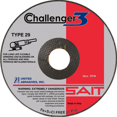 4-1/2 × 7/8 A60 SAIT T27 GRINDING - Apex Tool & Supply