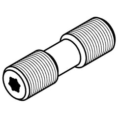 STCM38 DOUBLE SET SCREW M5X0.8 STCM38 - Apex Tool & Supply
