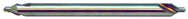 #4 x 6 OAL 60° Carbide Center Drill-Long - Apex Tool & Supply
