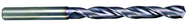 3.7mm Dia. - Solid Carbide 8xD High Performance Drill-TiAlN - Apex Tool & Supply