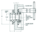 #GGU4001LH - LH Sopko Wheel Adapter w/GL - Apex Tool & Supply