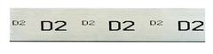 1/8 x 1/2 x 36 - High Carbon, High Chromium Precision Ground Flat Stock - Apex Tool & Supply