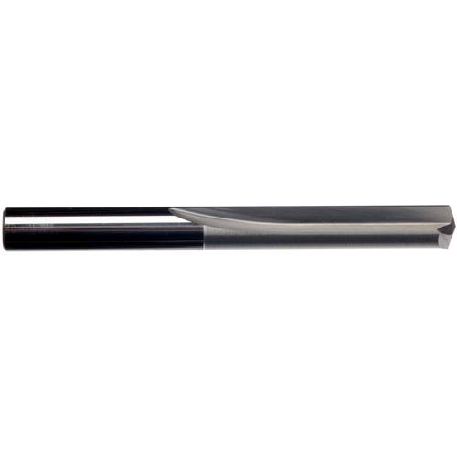 ‎1/4″ Dia. × 1/4″ Shank × 1-3/8″ Flute Length × 2-1/2″ OAL, 2xD Flute, External Coolant, Plain Solid Carbide Drill - Exact Industrial Supply