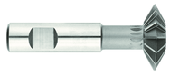 1" x 3/8 x 1/2 Shank - HSS - 90 Degree - Double Angle Shank Type Cutter - 12T - TiN Coated - Apex Tool & Supply