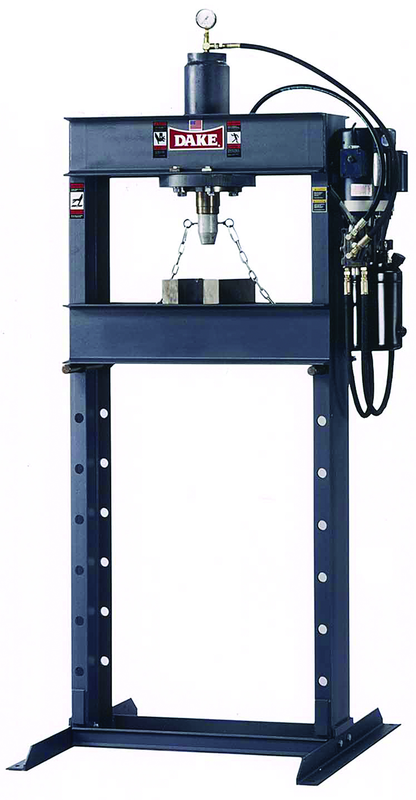 Electrically Operated H-Frame Dura Press - Force 25DA - 25 Ton Capacity - Apex Tool & Supply