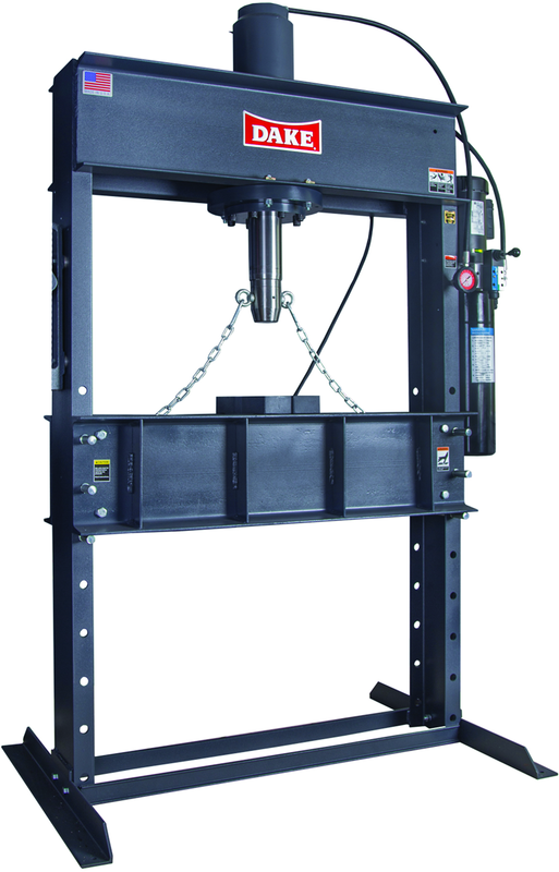 Electrically Operated H-Frame Dura Press - Force 50DA - 50 Ton Capacity - Apex Tool & Supply