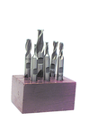 6 Pc. M42 Double-End End Mill Set - Apex Tool & Supply