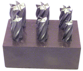 6 Pc. HSS Reduced Shank End Mill Set - Apex Tool & Supply