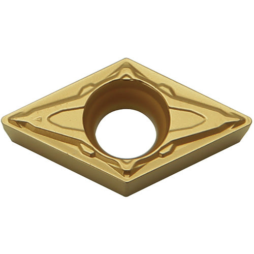 DCMT 3252 PP PV720, 1/32″ Corner Radius, 5/32″ Thick, 3/8″ Inscribed Circle, TiCN (MEGACOAT NANO), Diamond, Turning Indexable Insert - Exact Industrial Supply