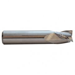 1/4 TuffCut Stub Length Center Cutting 3 Fl End Mill TiCN Coated - Apex Tool & Supply