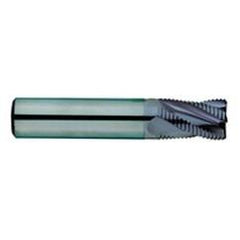 1/2" Dia. - 2-7/8" OAL - TiAlN CBD - Roughing HP End Mill - 4 FL - Apex Tool & Supply