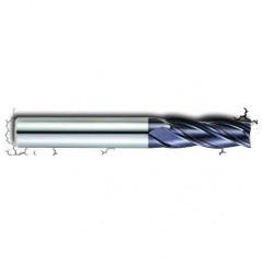 1/2" Dia. - 1-1/2" LOC - 3-1/2" OAL - 4 FL Carbide S/E HP End Mill-AlTiN - Apex Tool & Supply