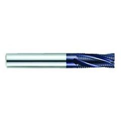 3/8" Dia. - 2-1/2" OAL - TiAlN CBD - Roughing HP End Mill - 3 FL - Apex Tool & Supply