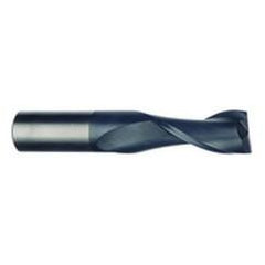 5/16 Dia. x 2-1/2 Overall Length 2-Flute Square End Solid Carbide SE End Mill-Round Shank-Center Cut-Uncoated - Apex Tool & Supply