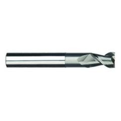 1/2" Dia. - 5/8" LOC - 5" OAL - 2 FL Carbide S/E HP End Mill-Uncoated - Apex Tool & Supply