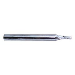 5/16" Dia. - 2" OAL - Ball Nose SE TiCN Carbide End Mill - 2 FL - Apex Tool & Supply