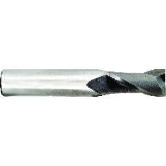 11/32 Dia. x 2-1/2 Overall Length 2-Flute Square End Solid Carbide SE End Mill-Round Shank-Center Cut-TiN - Apex Tool & Supply