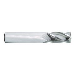 13/32 Dia. x 2-3/4 Overall Length 4-Flute Square End Solid Carbide SE End Mill-Round Shank-Center Cut-TiCN - Apex Tool & Supply