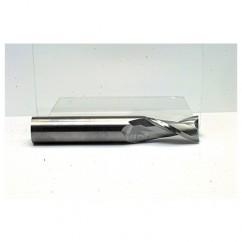 10mm Dia. x 70mm Overall Length 2-Flute Square End Solid Carbide SE End Mill-Round Shank-Center Cut-Uncoated - Apex Tool & Supply