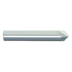 ‎1/8″ Dia-1-1/2″ OAL-Uncoated Chamfer Mill-2 FL - Apex Tool & Supply