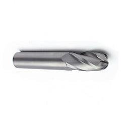 6mm Dia. - 63mm OAL - Ball Nose SE AlTiN Carbide End Mill - 4 FL - Apex Tool & Supply